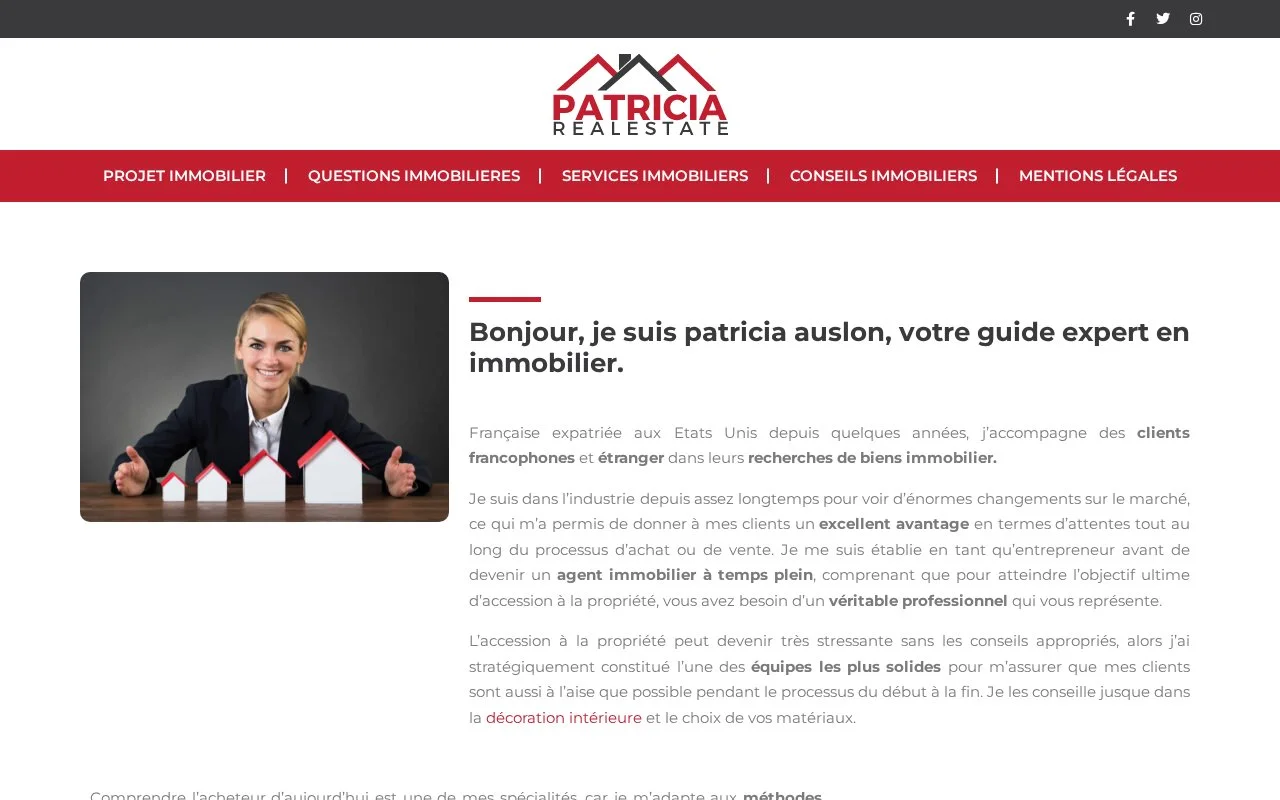 Avis sur Patricia 4 Real Estate : pourquoi un tel succès auprès des clients ? - patricia4realestate