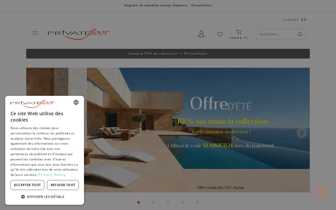 Les codes promo Privatefloor : comment en profiter ? - privatefloor