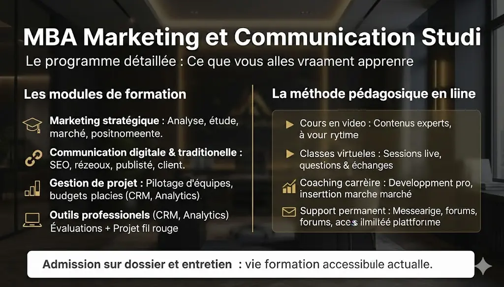 Module Sformations Mba Marketing Et Communication